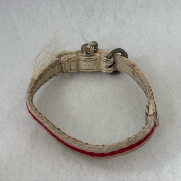 GUCCI LOVES YOU Bracelet for Japan Red White Stripe Hanging Charm - Picture 12 of 13